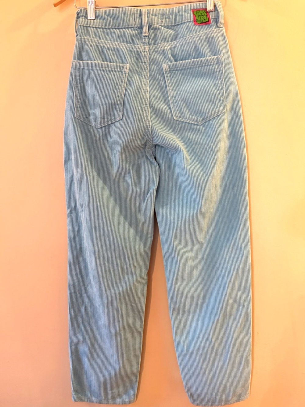 Empyre Tori Blue Corduroy women’s skateboard jeans, Sz 2, fit bigger. - Picture 3 of 12